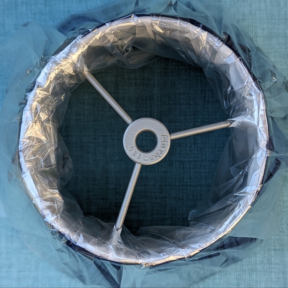 New Blue Lamp Shade 5"x9"x7" - Picture 3 of 5